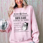 Santa Claus Is Coming To Town, Newspaper, Winter, Snow, Xmas Sweatshirt