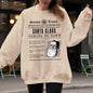 Santa Claus Is Coming To Town, Newspaper, Winter, Snow, Xmas Sweatshirt