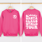 Santa Claus World Tour, Front and Back, Christmas, Retro, Sweatshirt