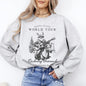 Santa Claus World Tour, Rocking Around, Christmas Tree, Western, Cowboy Sweatshirt