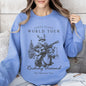 Santa Claus World Tour, Rocking Around, Christmas Tree, Western, Cowboy Sweatshirt