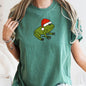 Santa Frog, Christmas, Retro, Trend, Toad, Comfort Colors Tshirt