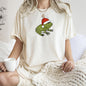 Santa Frog, Christmas, Retro, Trend, Toad, Comfort Colors Tshirt