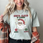 Santa Is Calling, iPhone, Android, Cell Phone, Christmas, Comfort Colors Tshirt