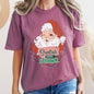 Santa Is Coming To Town, Retro, Christmas - bay Comfort Colors T-Shirt