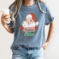 Santa Is Coming To Town, Retro, Christmas - bay Comfort Colors T-Shirt