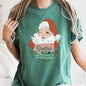 Santa Is Coming To Town, Retro, Christmas - bay Comfort Colors T-Shirt
