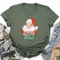 Santa Is Coming To Town, Retro, Christmas Super Soft Tees