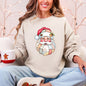 Santa, Christmas, Faux Quilt, Cute Sweatshirt
