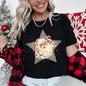 Santa, Retro, Green Star, Candy Cane, Christmas Super Soft Tshirt