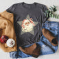 Santa, Retro, Green Star, Candy Cane, Christmas Super Soft Tshirt