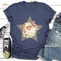 Santa, Retro, Green Star, Candy Cane, Christmas Super Soft Tshirt