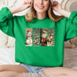 Santa, Snowman, Christmas Tree, Reindeer Sweatshirt