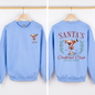 Santa's Cocktail Club, Christmas, Tipsy, Cute, Party Sweatshirt
