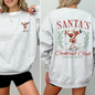 Santa's Cocktail Club, Christmas, Tipsy, Cute, Party Sweatshirt