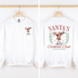 Santa's Cocktail Club, Christmas, Tipsy, Cute, Party Sweatshirt