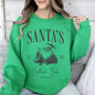 Santa's Cocktail Club, Merry Christmas, Bougie, Coquette Sweatshirt