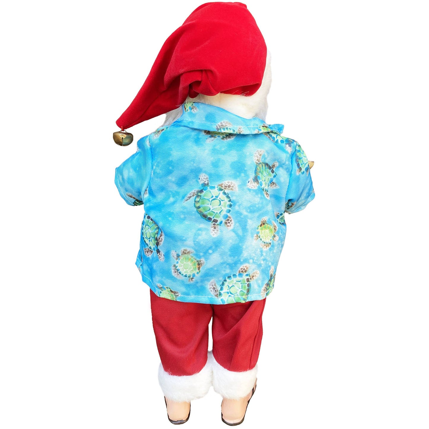 15" Save the Turtles Claus with Sign and Sea Turtle