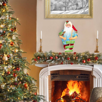 15" Save the Turtles Claus with Sign and Sea Turtle