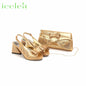 New Design Women's Shoes and Bag Set