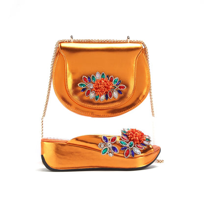 High Quality Style Ladies Shoes And Bags Set HWS1-15