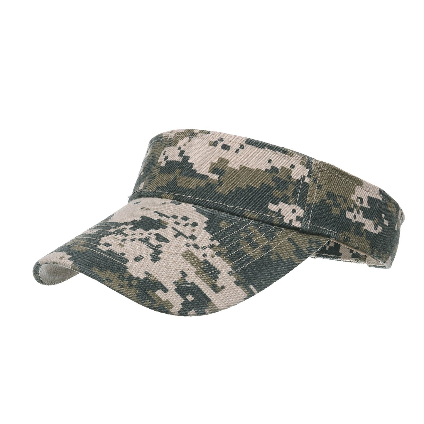 Camouflage Breathable Sun Hats Women Adjustable Visor UV Protection Tennis Running Sunscreen Hat