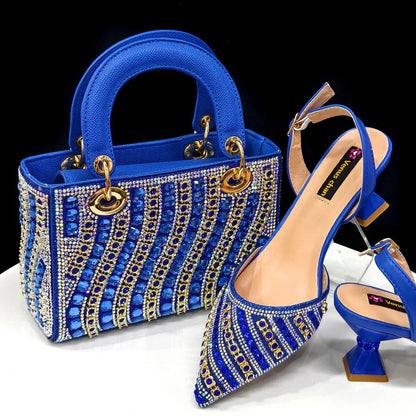 Matching Women Shoe and Bag Set INHSC1-1