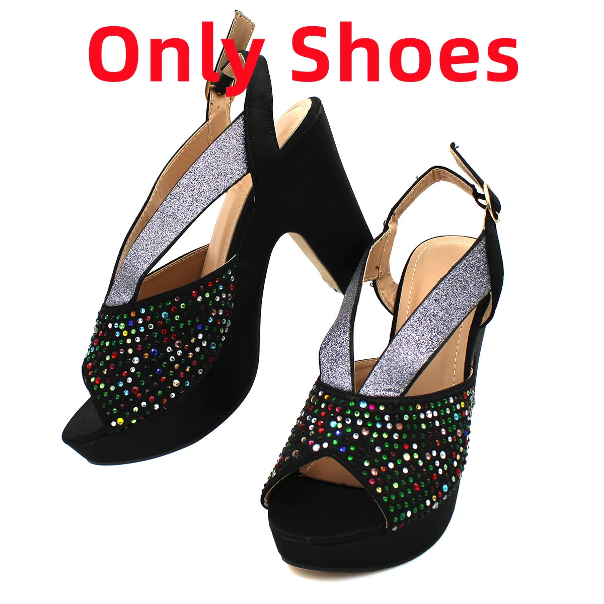 New Design African Women Shoes and Bag Set