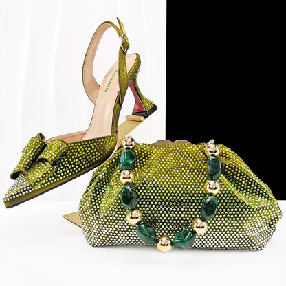 High Quality Style Ladies Shoes And Bags Set HC1-1