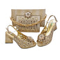 Italian Shoes And Bag Sets For Evening Party HFV-25