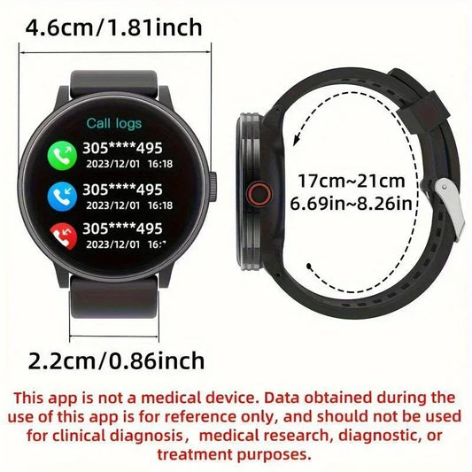 Smart Watch Wireless calling Sports Call Bracelet Message Reminder Women'S/ Men'S Belongings Friend Gift Birthday Gift