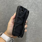 Fashion Solid Colours Pleated Lanyard Cover