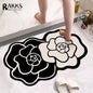 RAKKS Home Carpet Rug Diatom Mud Bath Mat Super Absorbent Bathroom Rug, Quick Dry Floor Mat for Wet Area, Easy Clean