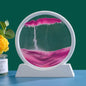 3D Moving Sand Art Picture Round Glass Deep Sea Sandscape Hourglass Quicksand Craft Flowing Painting Office Home Decor Gift