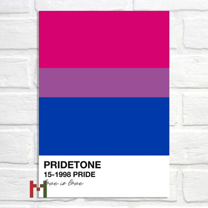 Abstract Pride Art Canvas Print Wall Decor LGBT Home Art