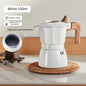 Espresso Maker Dual Valve Moka Pot Vintage Wooden Handle150ML Coffee | Coffee Makers | Kitchen + Metal