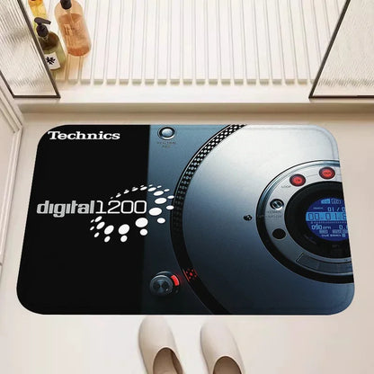 Classic Gramophone Rugs for Living Room Bedroom Kitchen Entry Door Mat Home Decor Area Carpets Personalized Gift Floormats
