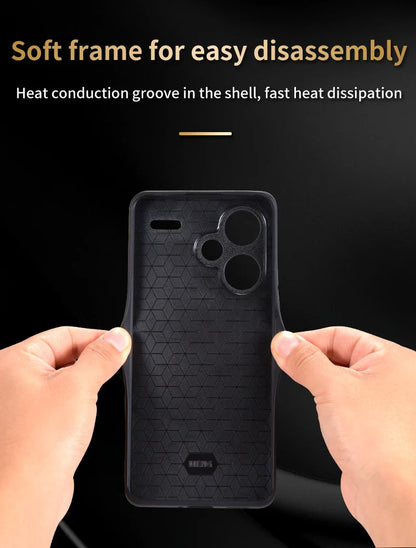 For Xiaomi Redmi Note 13 Pro Plus Чехол для back cover Skin Feel Shockproof Leather Case Soft Funda For Redmi Note 13 Pro Plus