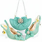 New Arrival African Wedding Shoes and Bag Set HAS1-21