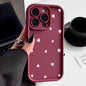 Simple Style Love Hearts Print Soft Silicone Cover Coque Phone Case