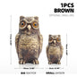 Decorative Owl Realistic Animal Scarecrow Decor Lawn Garden Miniatures Figurine Home and Garden Statue Decoration Accessories