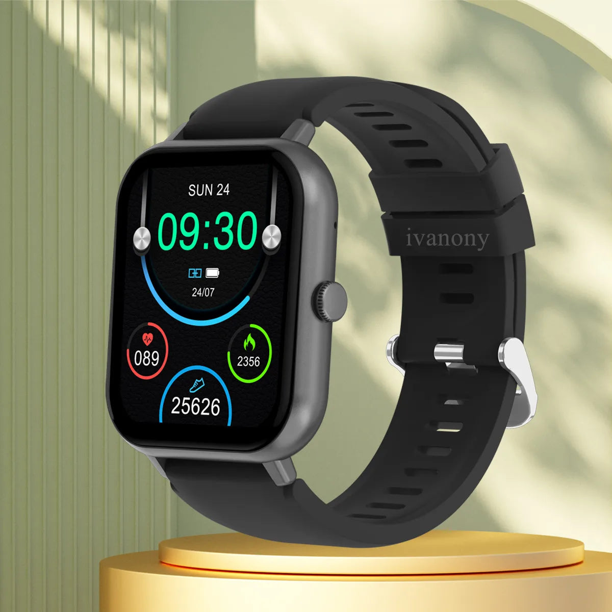 Smart Watches for Man Original 1.83 Inch HD Screen Receive Call Message Reminder Music Play AI Voice Multifunctional Smartwatch