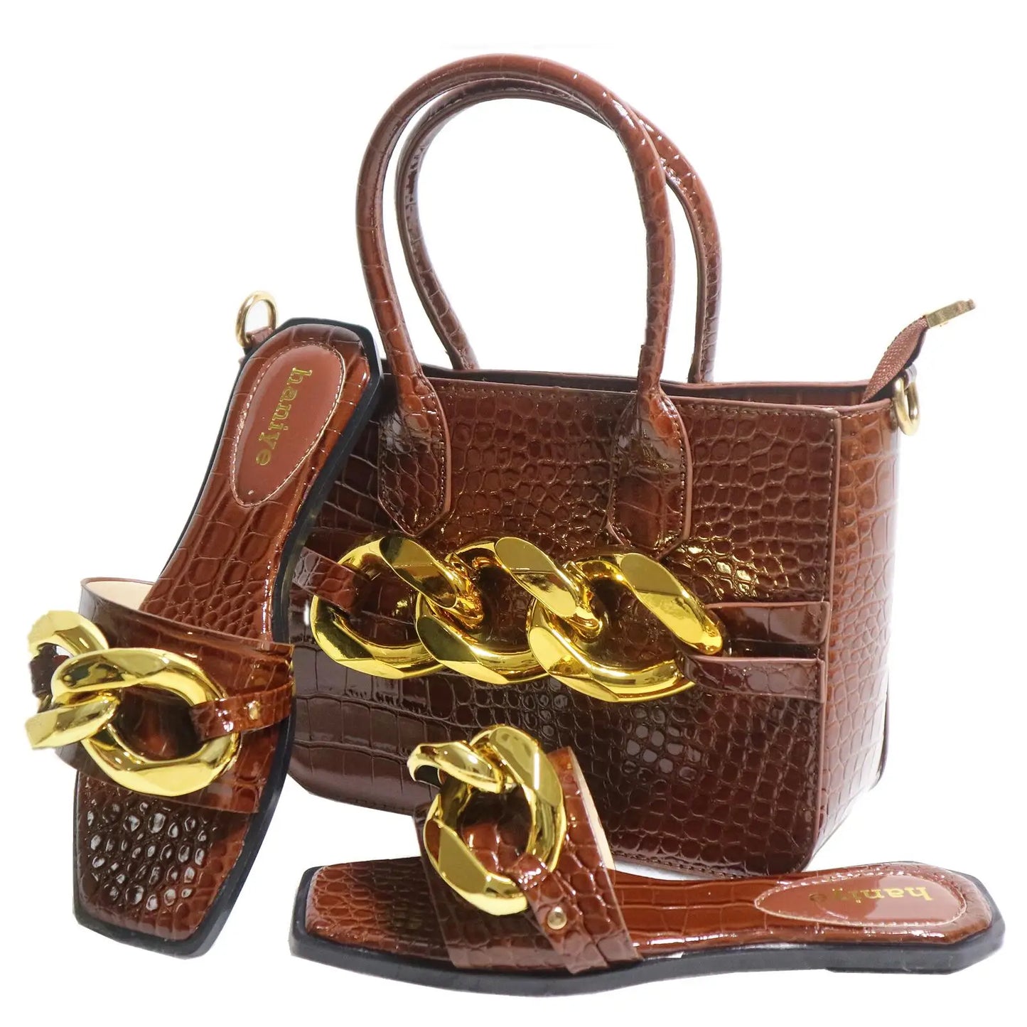 African Shoes and Bags To Match HKN1-12