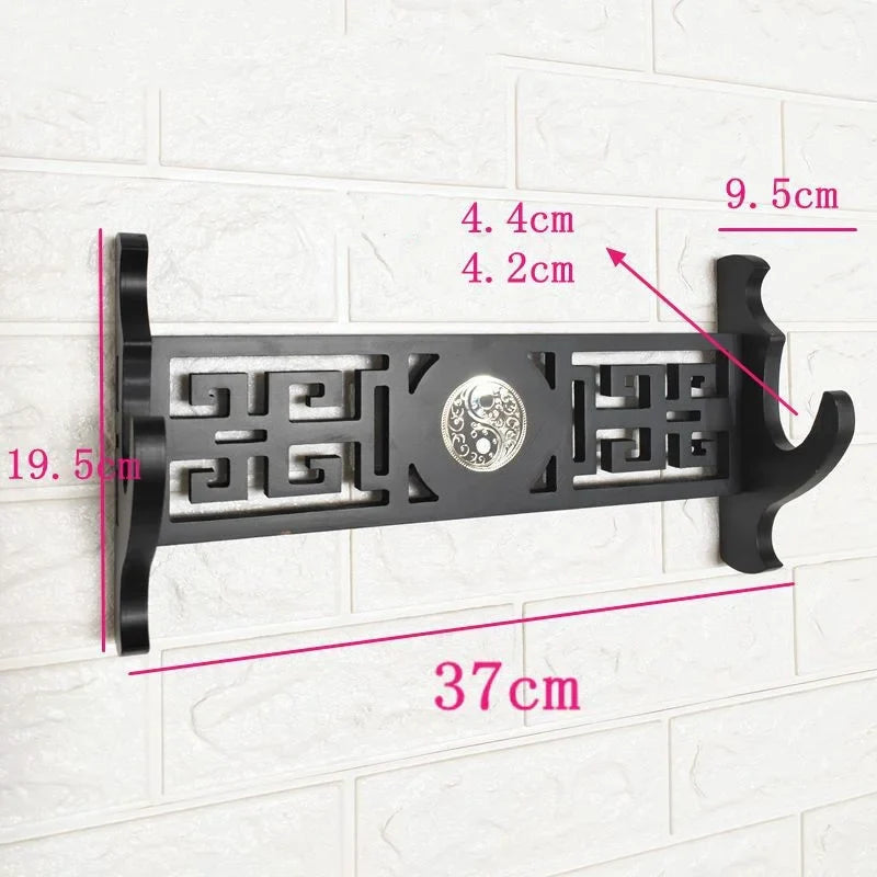 Wall Katana Support Sword Holder Wooden Wall Mount Multi-layer Stand Umbrella Rapier Shelf Display Support Weapon Bracket Holder