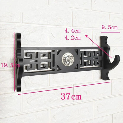Wall Katana Support Sword Holder Wooden Wall Mount Multi-layer Stand Umbrella Rapier Shelf Display Support Weapon Bracket Holder