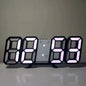 LED Digital Wall Clock - Modern Alarm Clock for Bedroom & Living Room