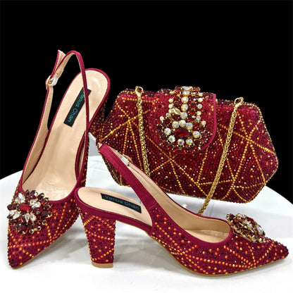 Italian Shoes And Bag Sets HDF1-30