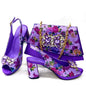 Lastest Italian Ladies Shoes with Matching Bag HMA1-4