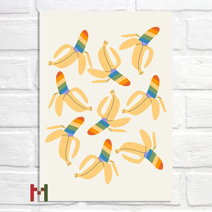Abstract Pride Art Canvas Print Wall Decor LGBT Home Art