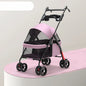 Foldable Pet Stroller for Small Dogs - Lightweight Travel Carrier with Dining Tray